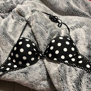 Size medium halter swimsuit top with push up cups